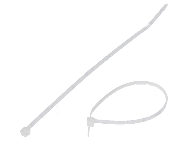 Kabelbinder; L: 142mm; W: 2,5mm; polyamide; 80N; natuurlijk Kabelbinder; L: 142mm; W: 2,5mm; polyamide; 80N; natuurlijk
